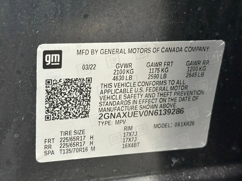 Used 2022 Chevrolet Equinox LT image 15