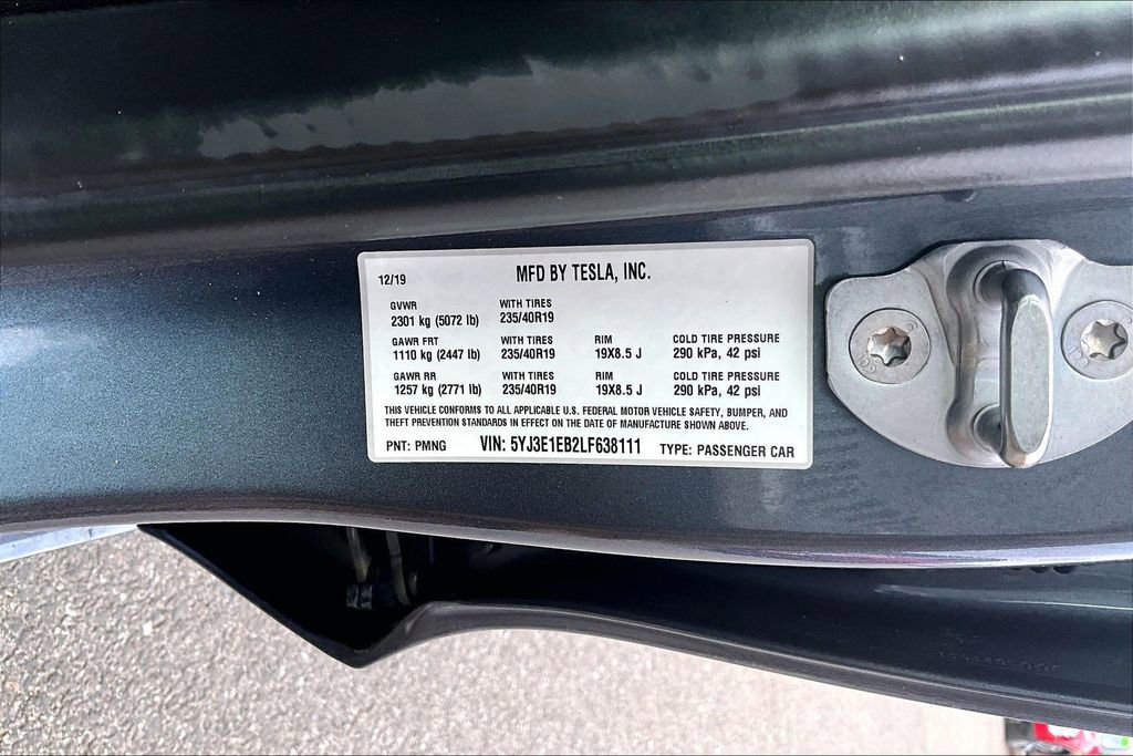 Used 2020 Tesla Model 3 Long Range AWD/4WD image 31