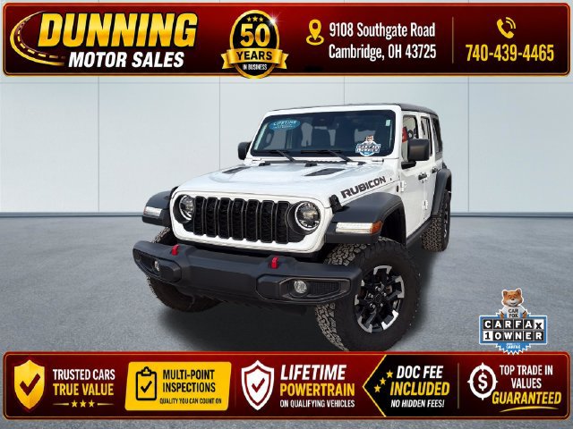 Used 2024 Jeep Wrangler Unlimited Rubicon w/ Technology Group