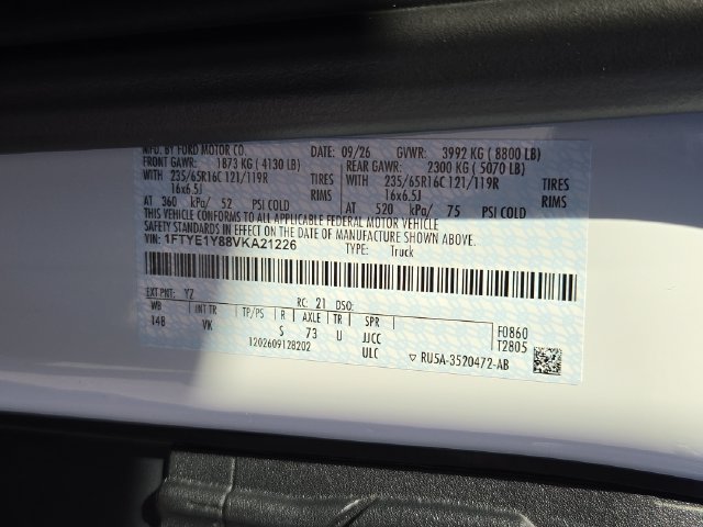 New 2027 Ford Transit 150 Low Roof w/ Load Area Protection Package RWD image 32