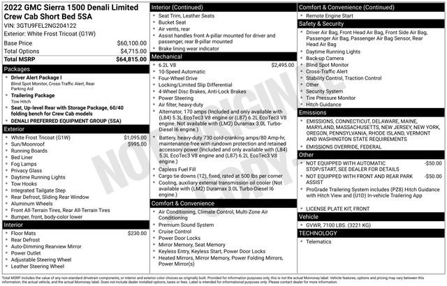 Used 2022 GMC Sierra 1500 Denali
