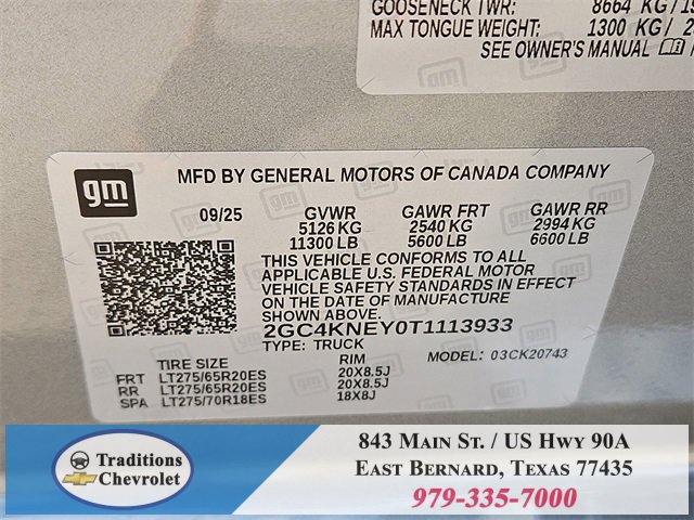 New 2026 Chevrolet Silverado 2500 LT w/ Texas Edition image 33