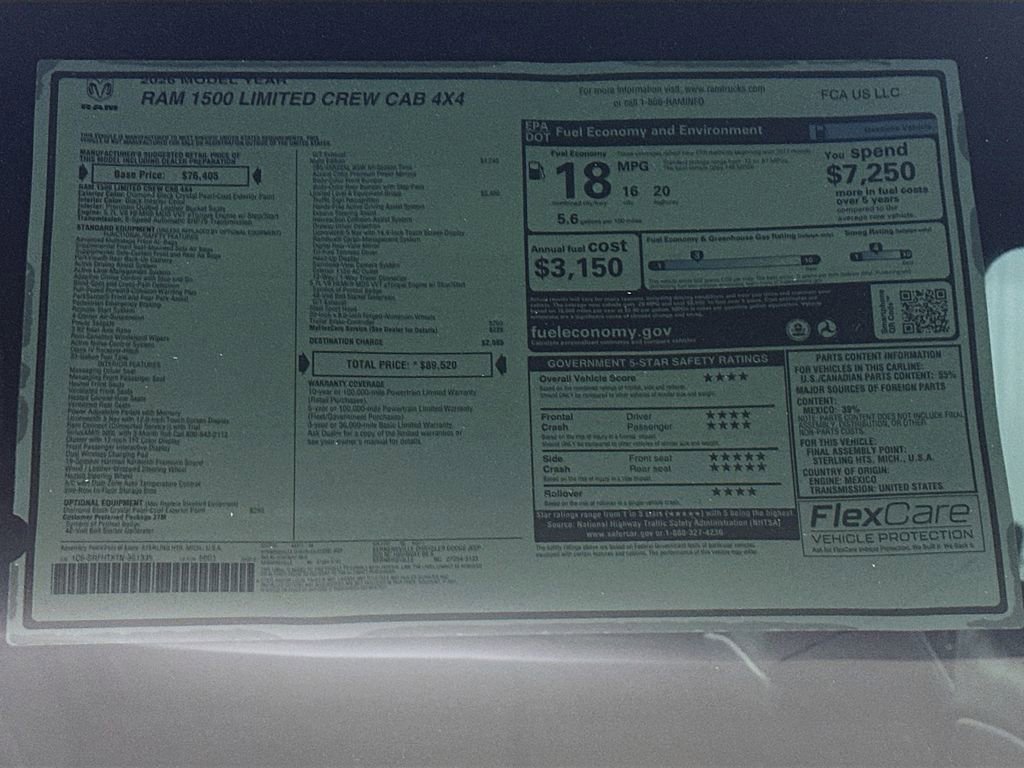 New 2026 RAM 1500 Limited AWD/4WD image 20