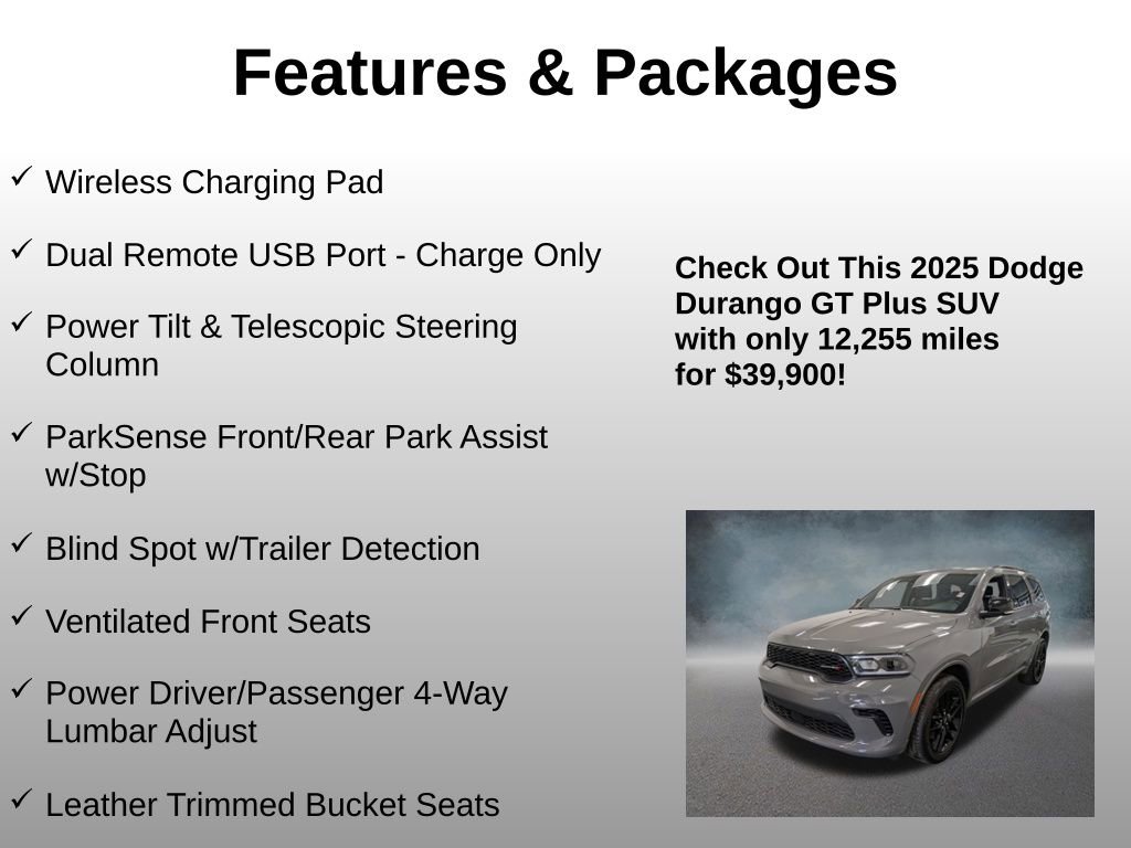 Used 2025 Dodge Durango GT AWD/4WD image 17