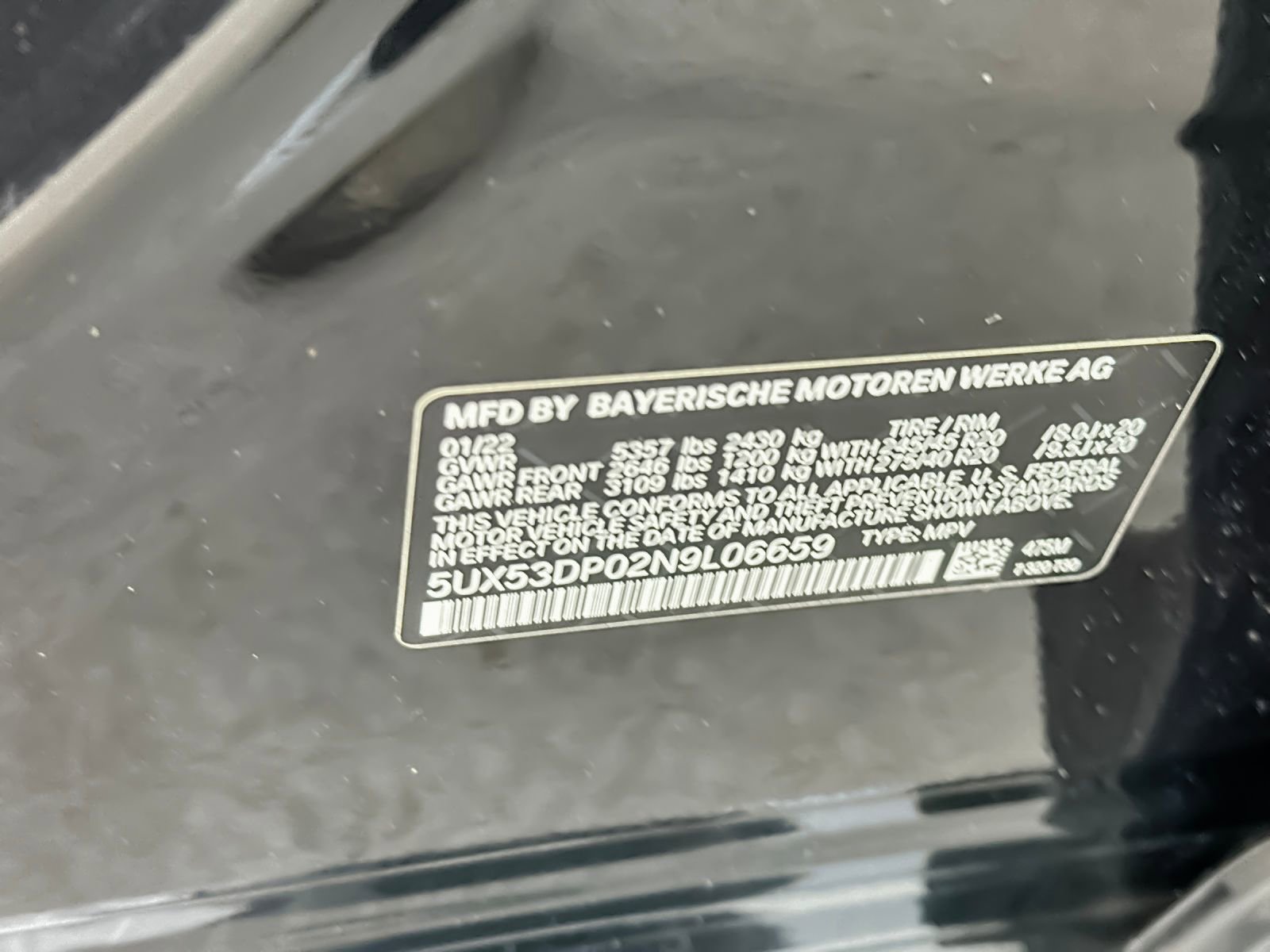 Used 2022 BMW X3 xDrive30i w/ M Sport Package 2 image 28