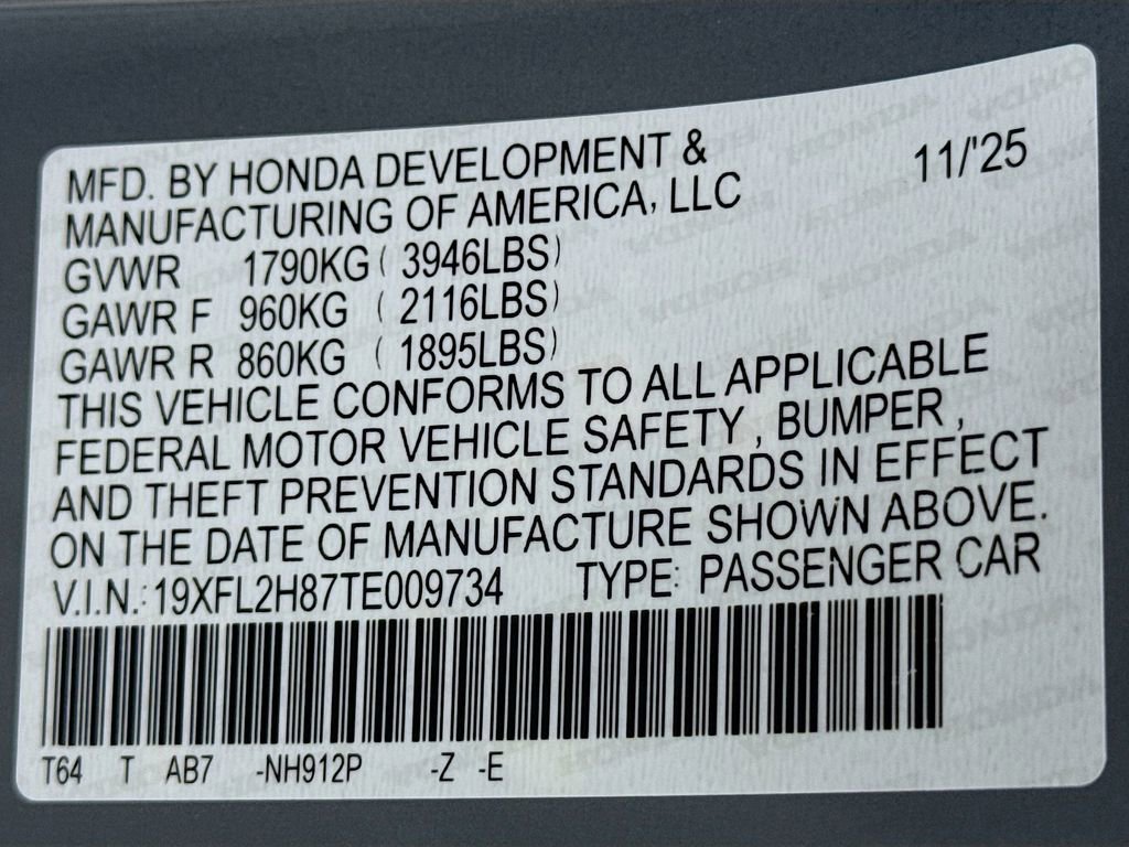 New 2026 Honda Civic Sport image 29