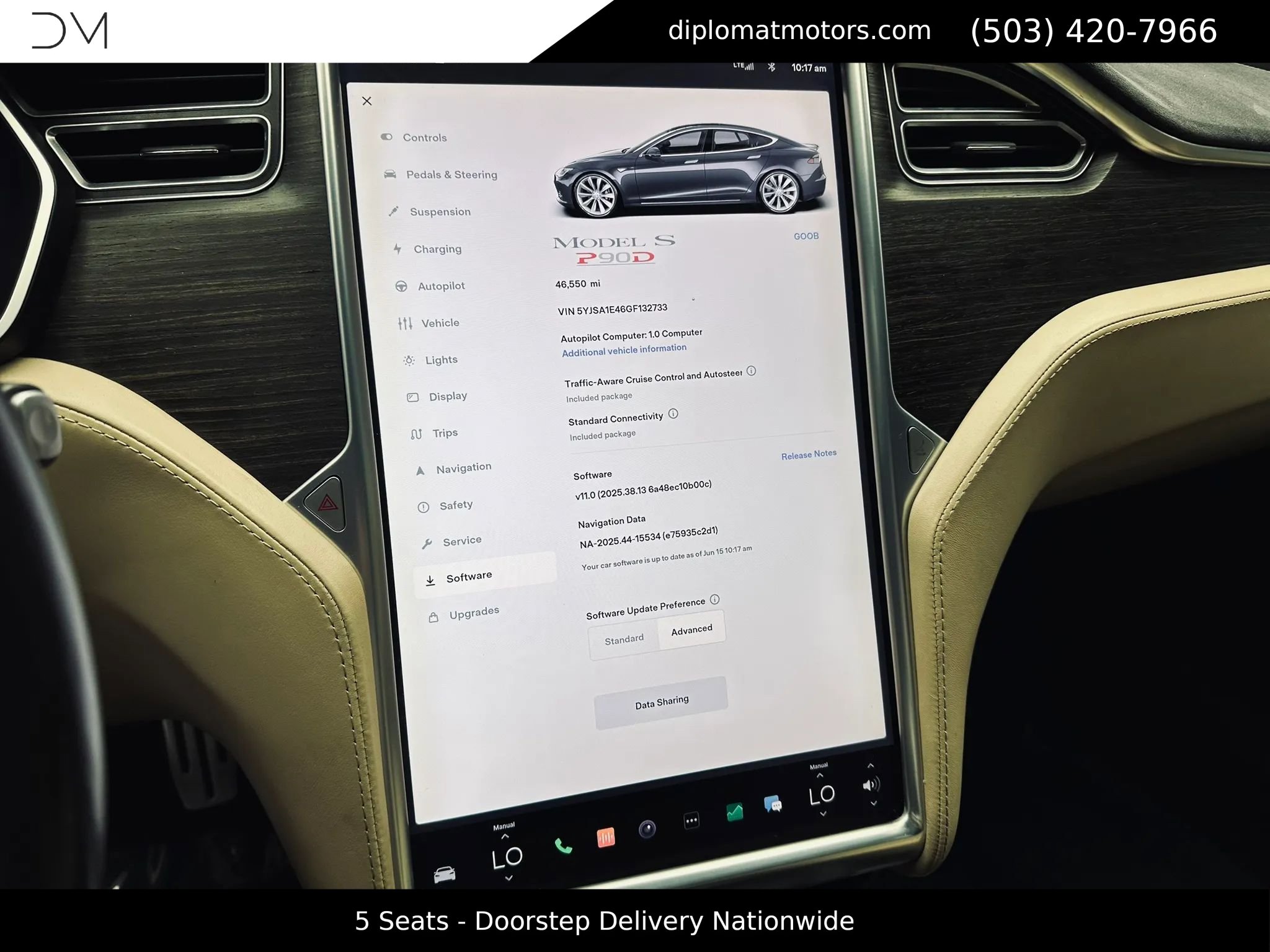 Used 2016 Tesla Model S P90D AWD/4WD image 34