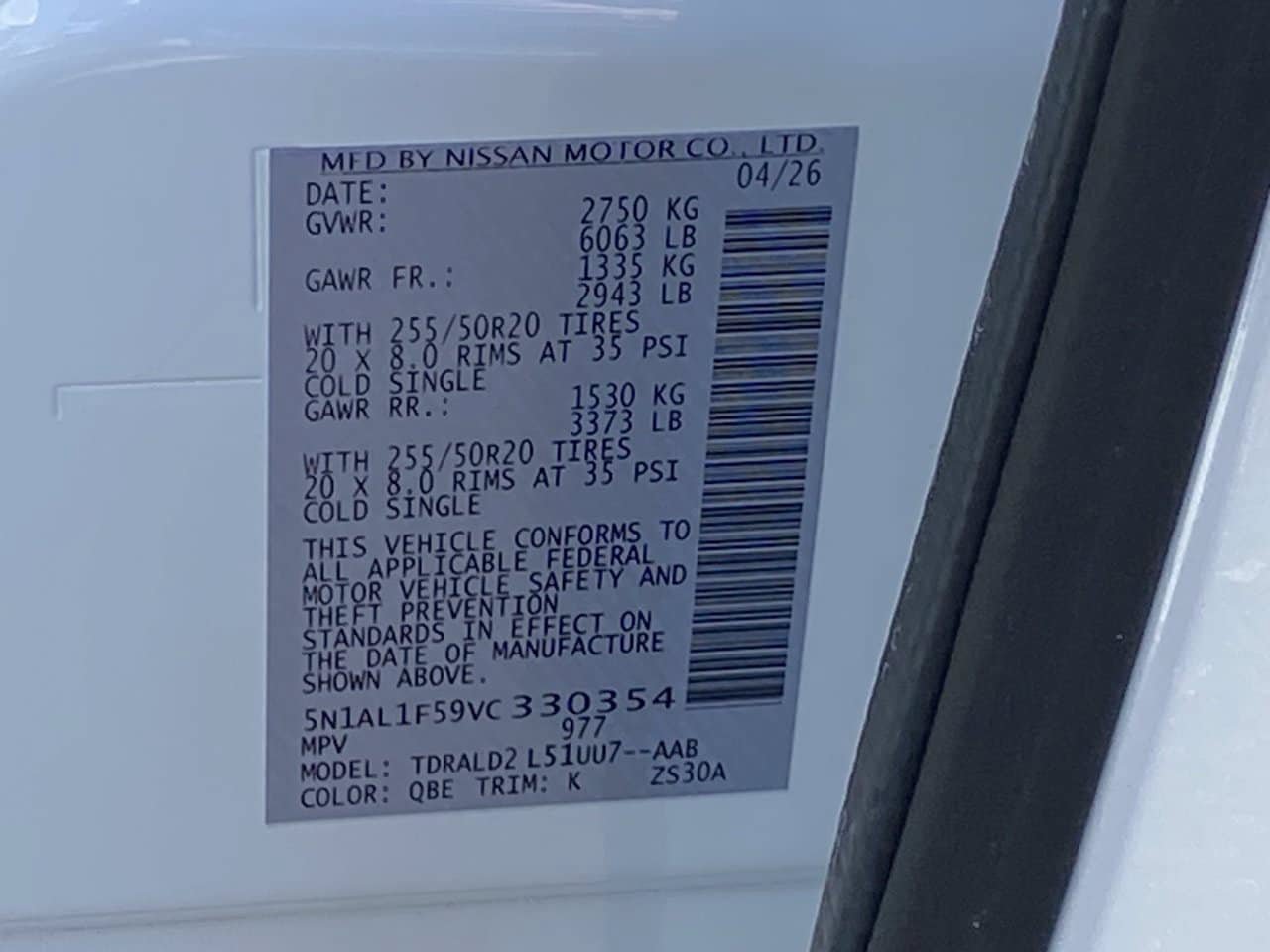 Certified 2027 INFINITI QX60 Luxe w/ Cargo Package FWD image 37