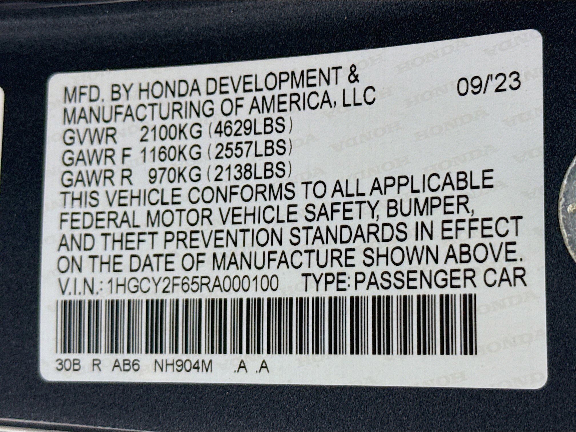 Certified 2024 Honda Accord EX-L image 37