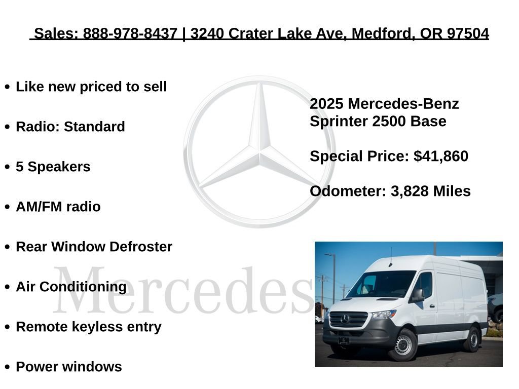 Used 2025 Mercedes-Benz Sprinter 2500 image 6