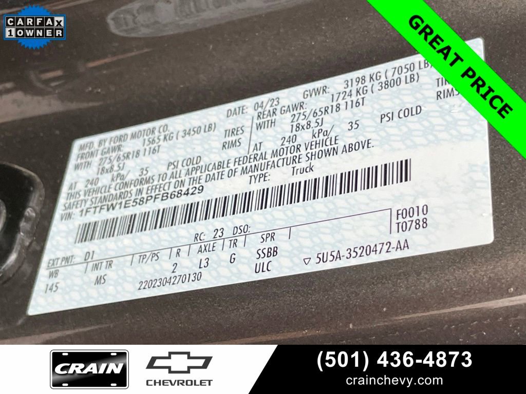 Used 2023 Ford F150 XLT w/ Equipment Group 301A Mid image 32