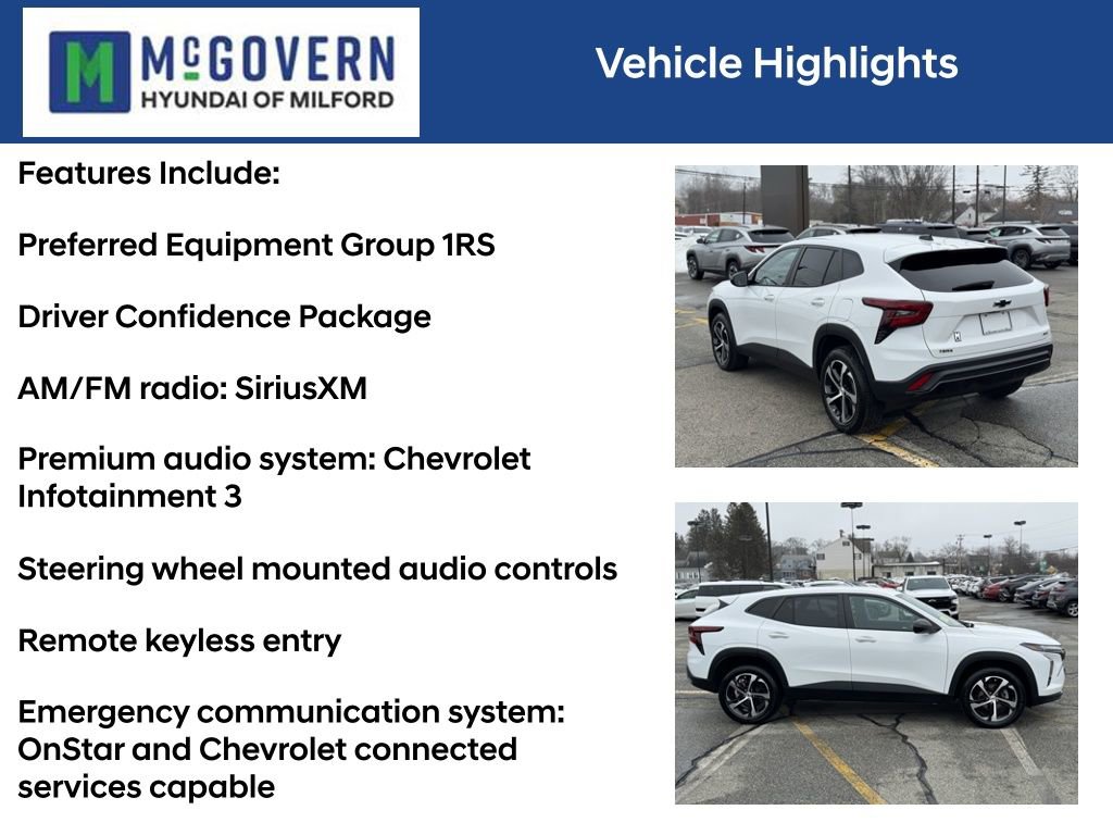 Used 2024 Chevrolet Trax RS w/ Driver Confidence Package image 4