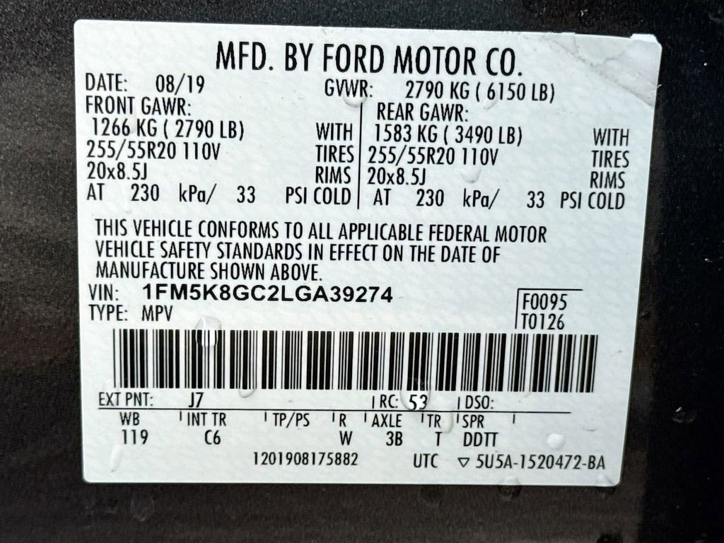 Used 2020 Ford Explorer ST AWD/4WD image 36