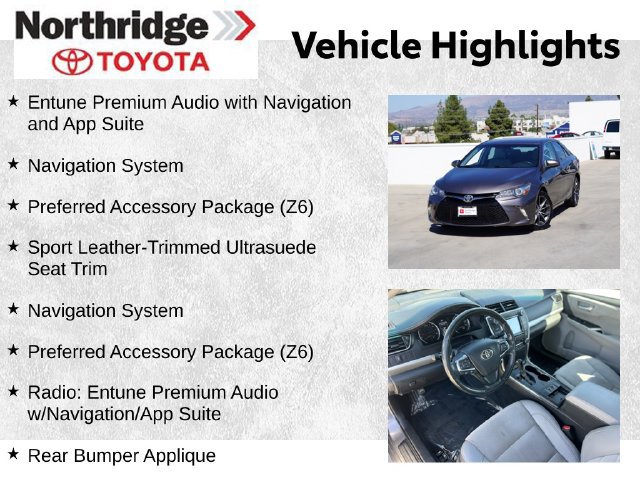 Used 2015 Toyota Camry XSE FWD image 2