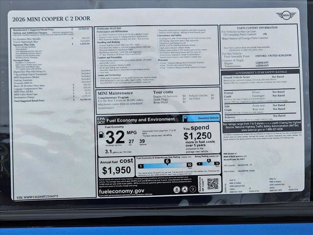 Used 2026 MINI Cooper 2-Door Hardtop image 17