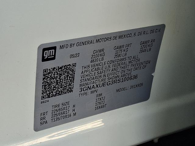 Used 2024 Chevrolet Equinox LT w/ LPO, Floor Liner Package AWD/4WD image 27