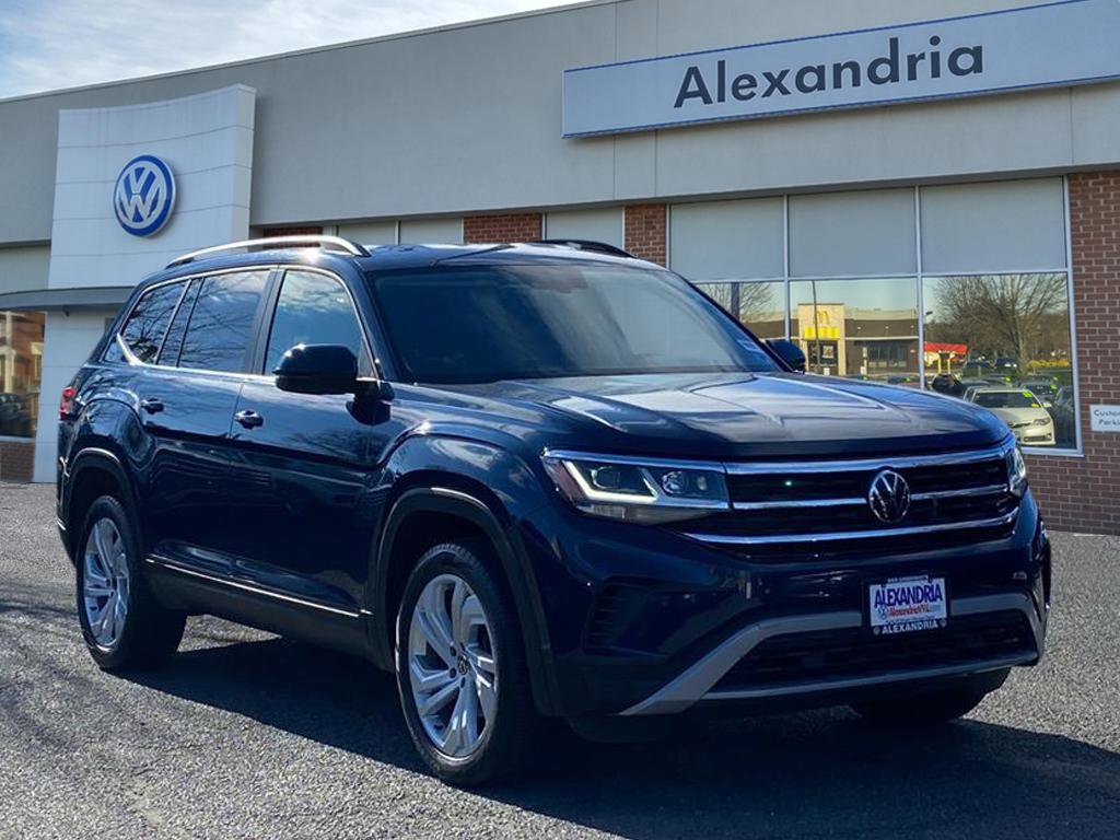Used 2021 Volkswagen Atlas SE w/ Towing Package image 1