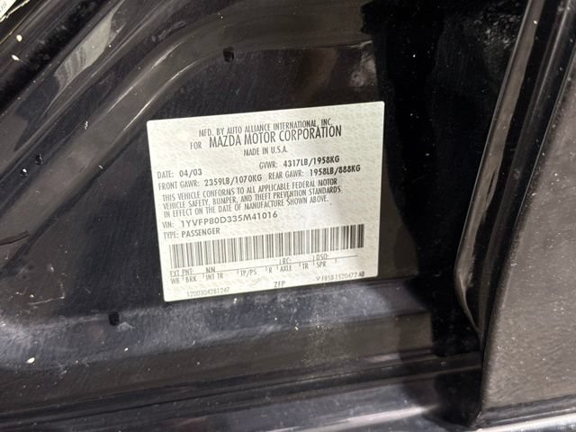 Used 2003 MAZDA MAZDA6 s FWD image 13