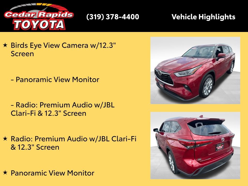 Certified 2020 Toyota Highlander Limited AWD/4WD image 32