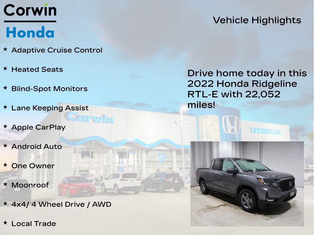 Used 2022 Honda Ridgeline RTL-E image 6