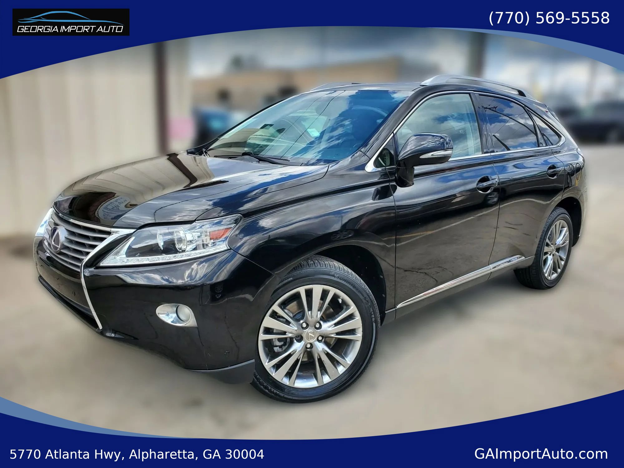 Used 2013 Lexus RX 450h AWD w/ Navigation Pkg image 1