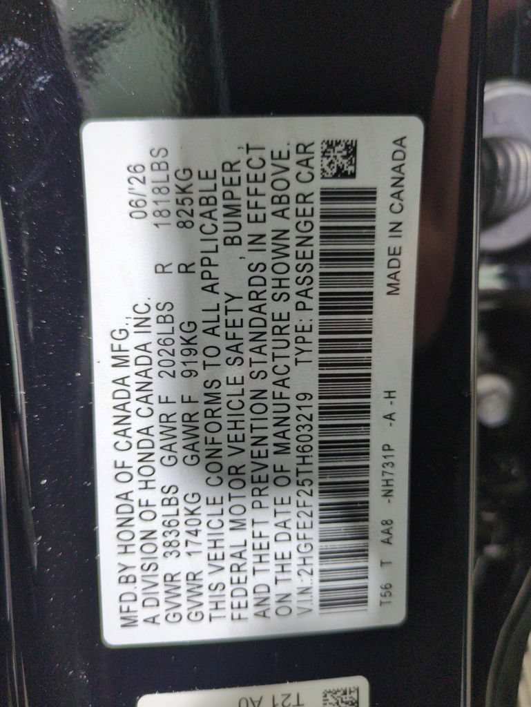 New 2026 Honda Civic LX image 28