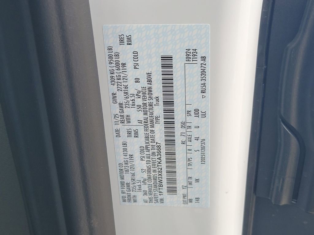 New 2026 Ford Transit 350 148 High Roof Extended w/ Load Area Protection Package image 13