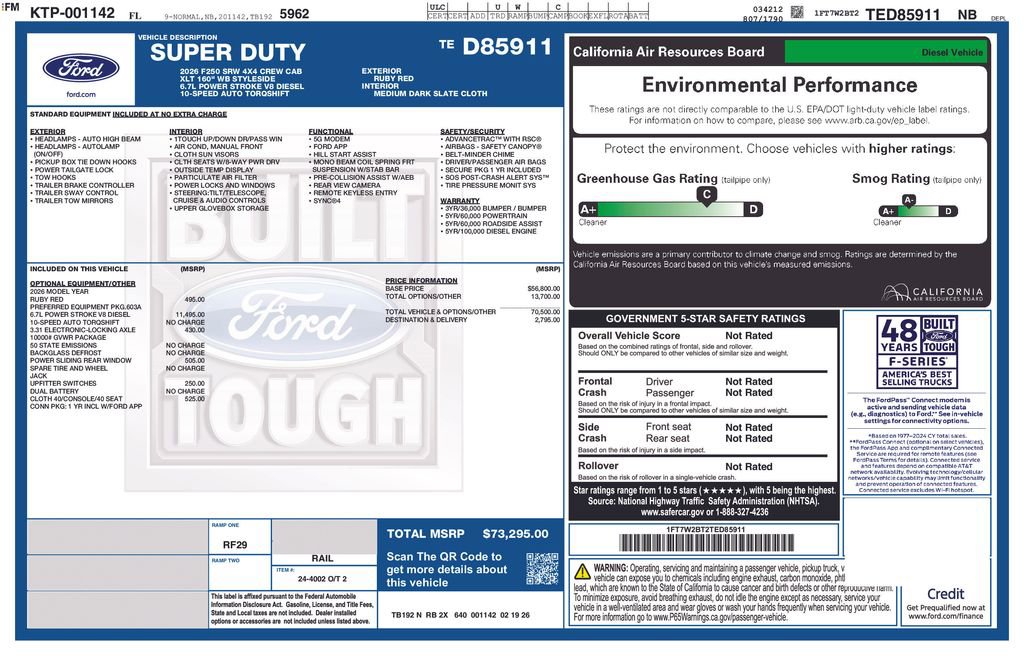 New 2026 Ford F250 XLT image 11