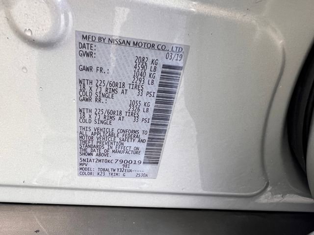 Used 2019 Nissan Rogue SV w/ Premium Package image 36