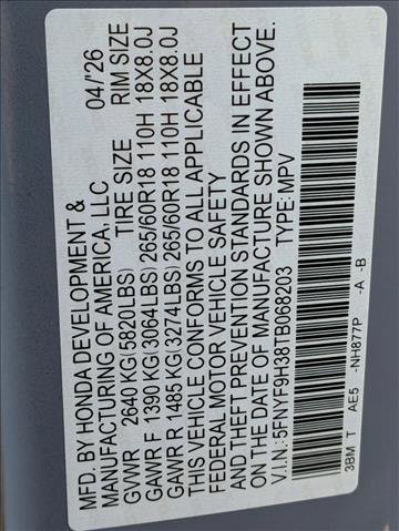 New 2026 Honda Passport RTL image 16