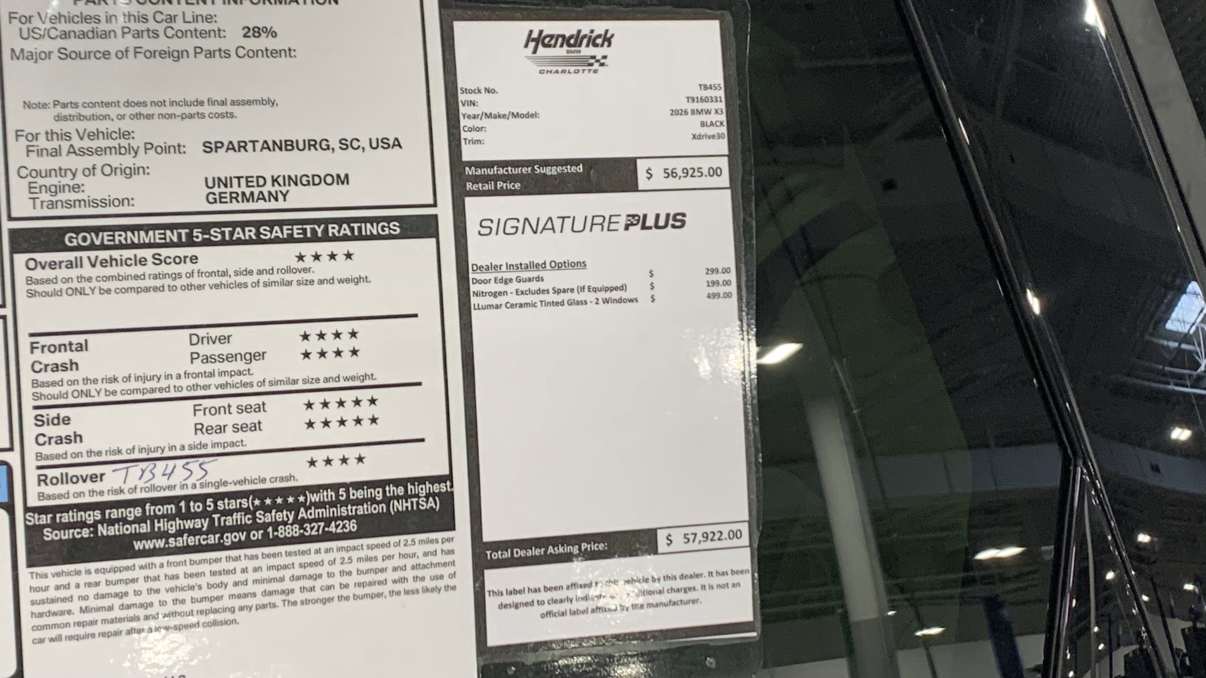 Used 2026 BMW X3 xDrive30 w/ M Sport Package image 32