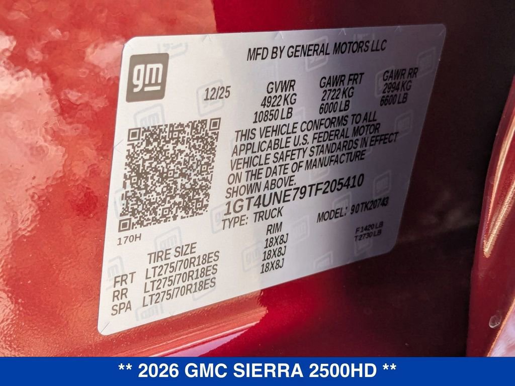 New 2026 GMC Sierra 2500 SLT w/ SLT Convenience Package AWD/4WD image 37