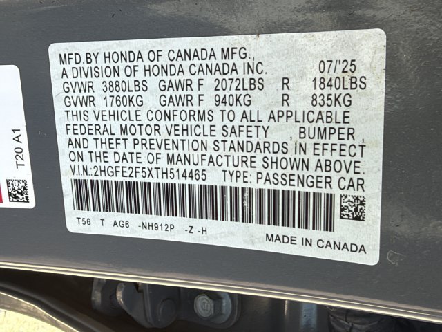 Used 2026 Honda Civic Sport image 26