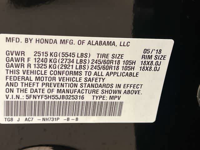 Certified 2018 Honda Pilot EX-L image 22