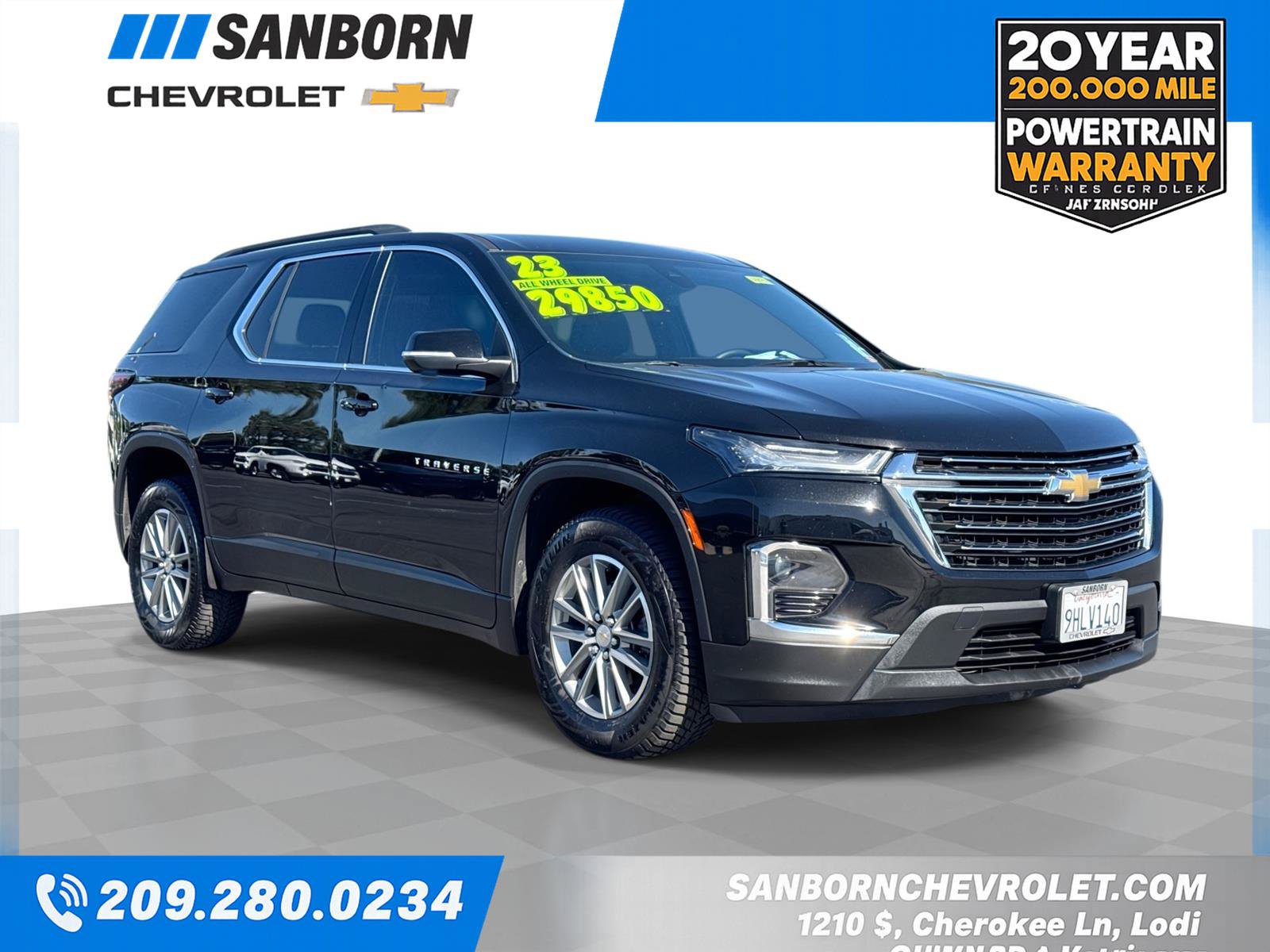 Certified 2023 Chevrolet Traverse LT w/ LPO, Cargo Package
