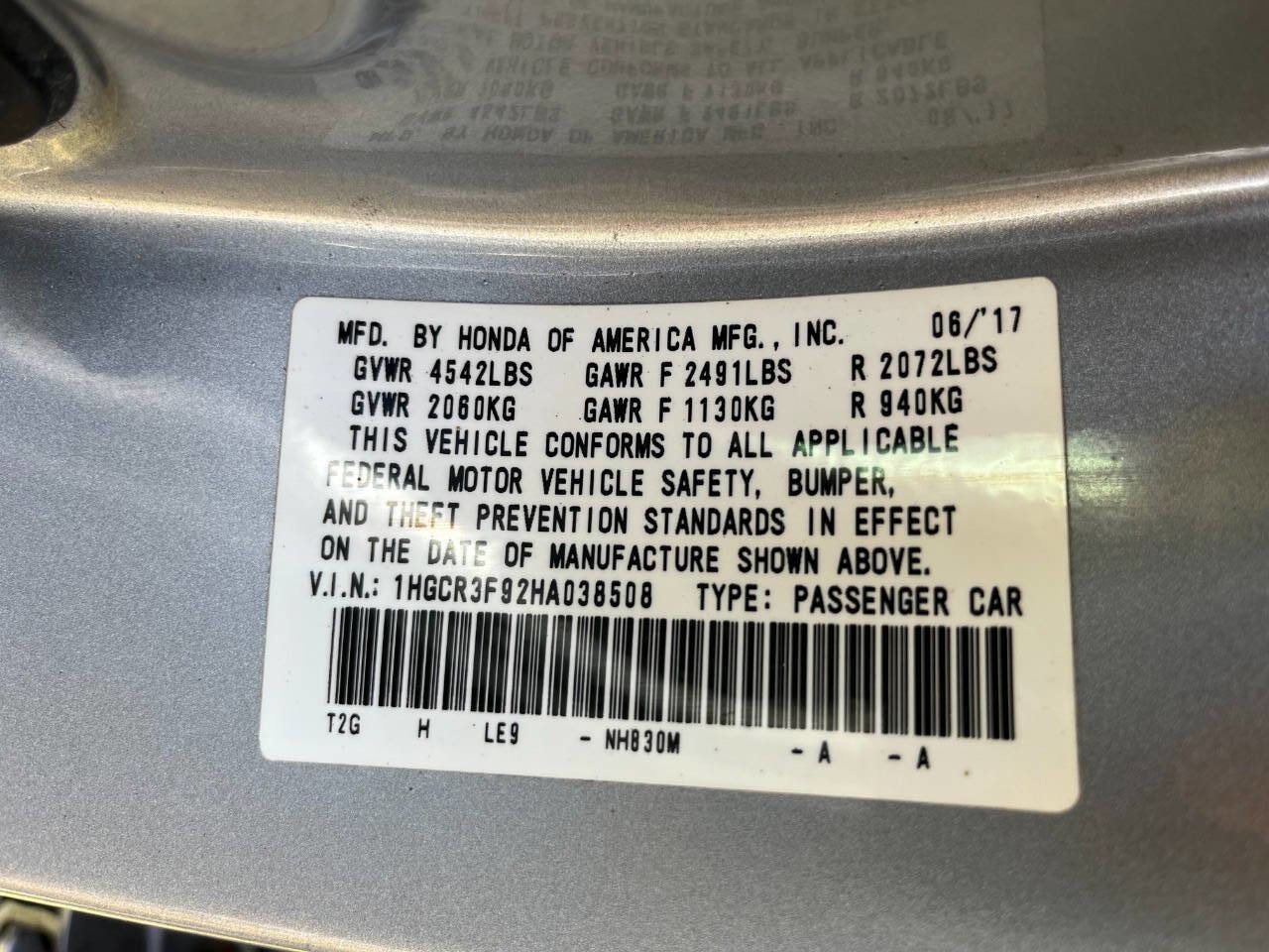 Used 2017 Honda Accord Touring image 14