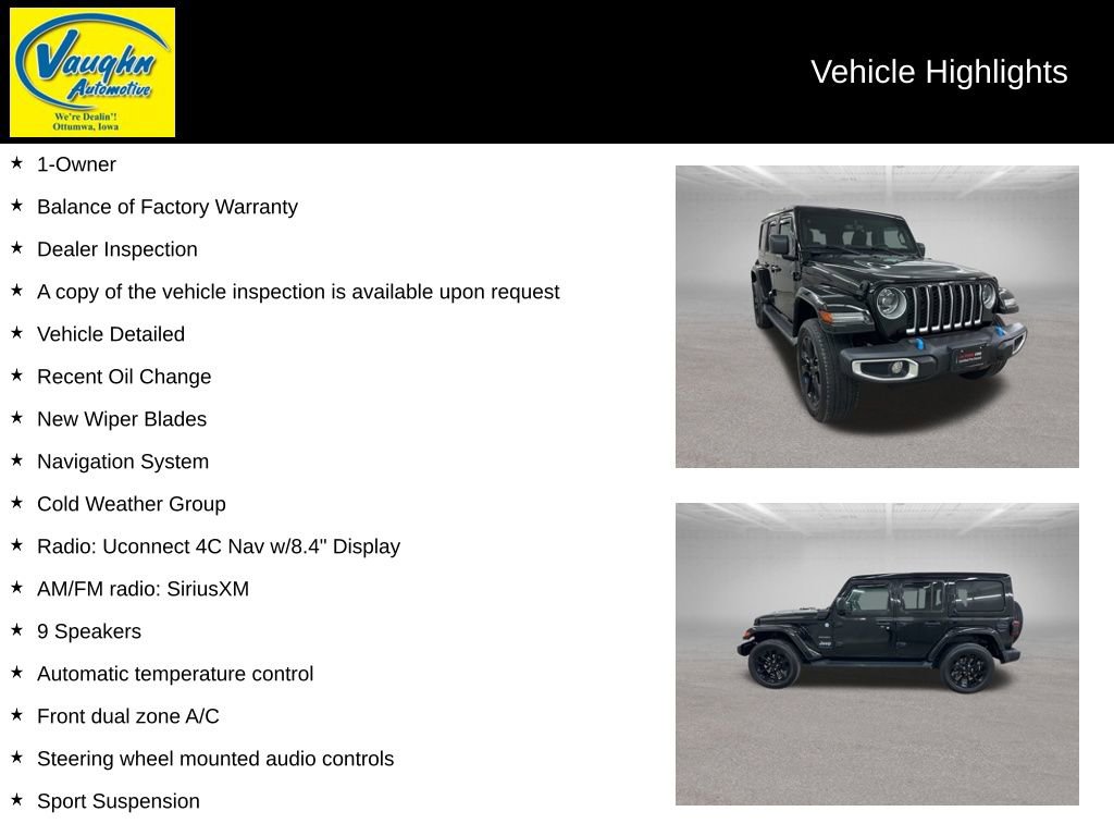 Used 2023 Jeep Wrangler Unlimited Sahara w/ Cold Weather Group image 2