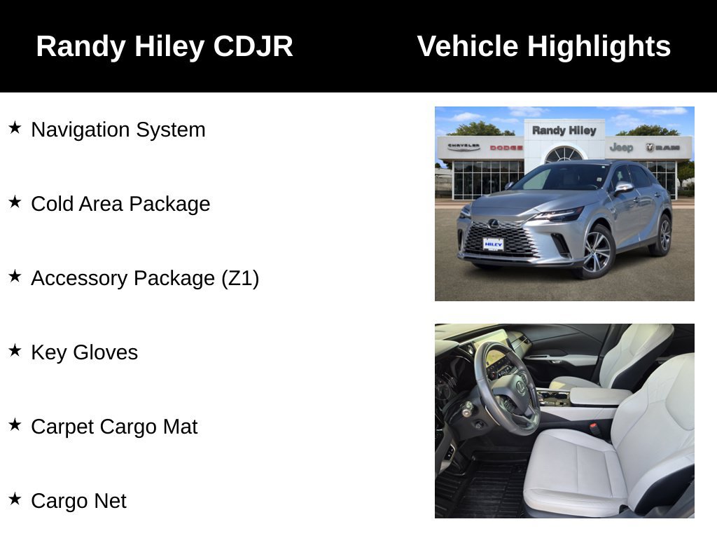 Used 2024 Lexus RX 350 Premium w/ Convenience Package FWD image 5