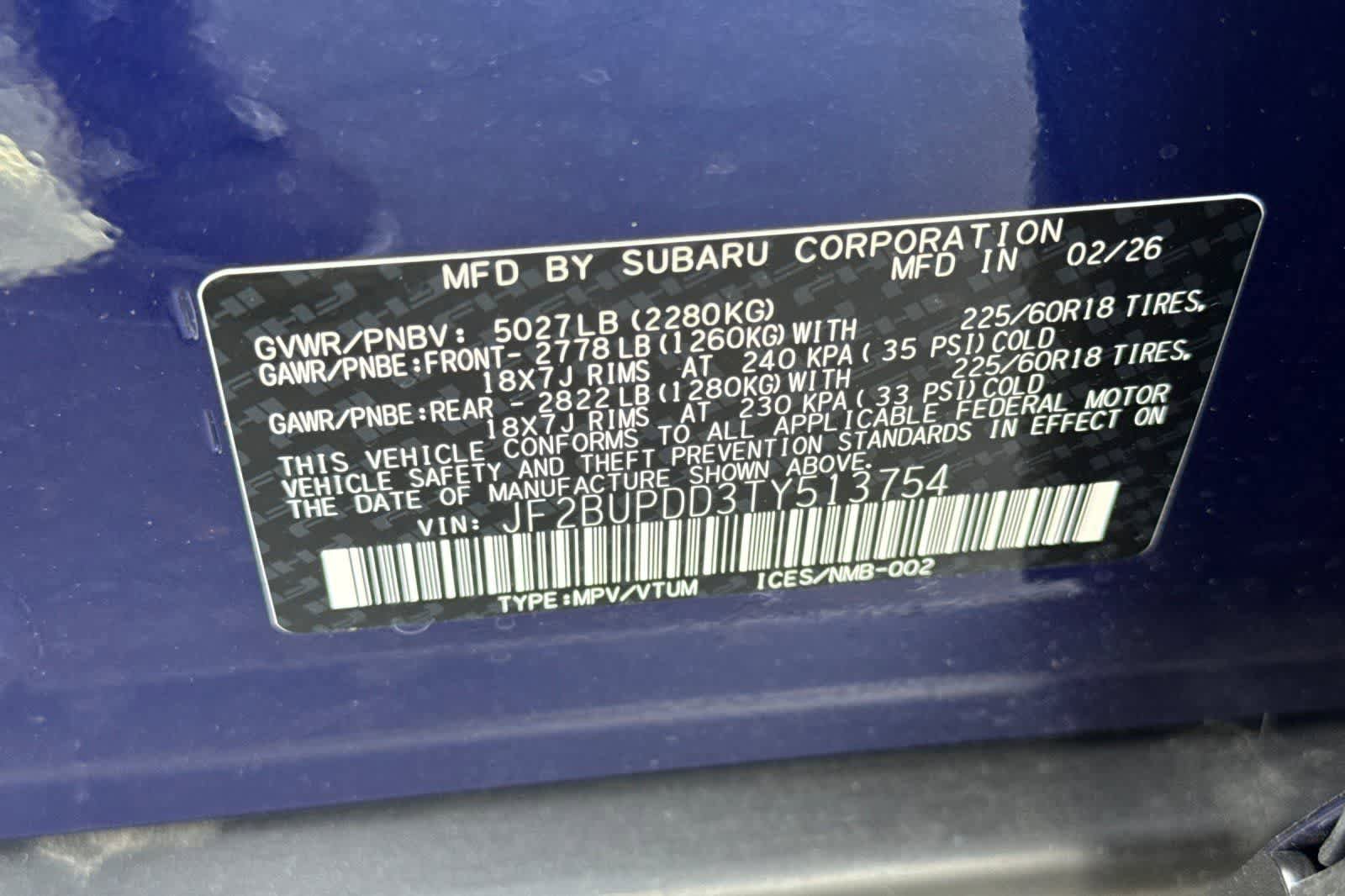 New 2026 Subaru Outback Limited AWD/4WD image 33
