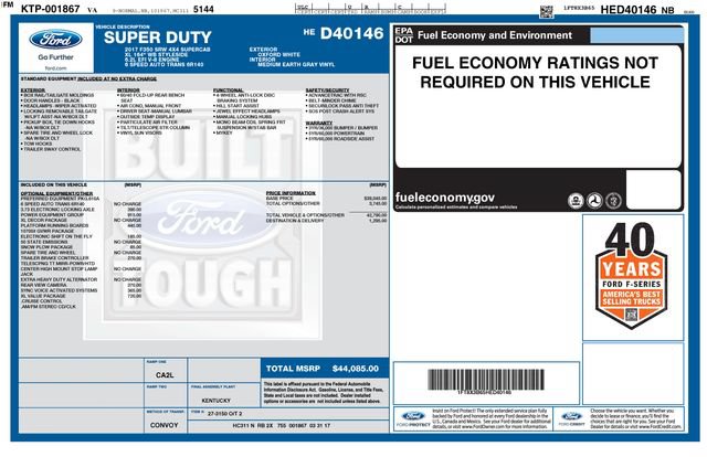 Certified 2017 Ford F350 XL AWD/4WD image 14