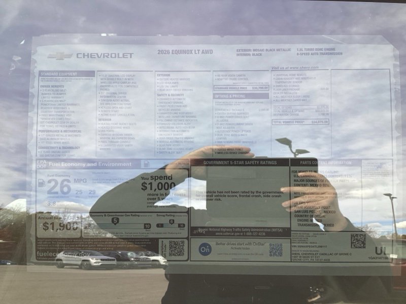 New 2026 Chevrolet Equinox LT w/ Convenience Package II image 13