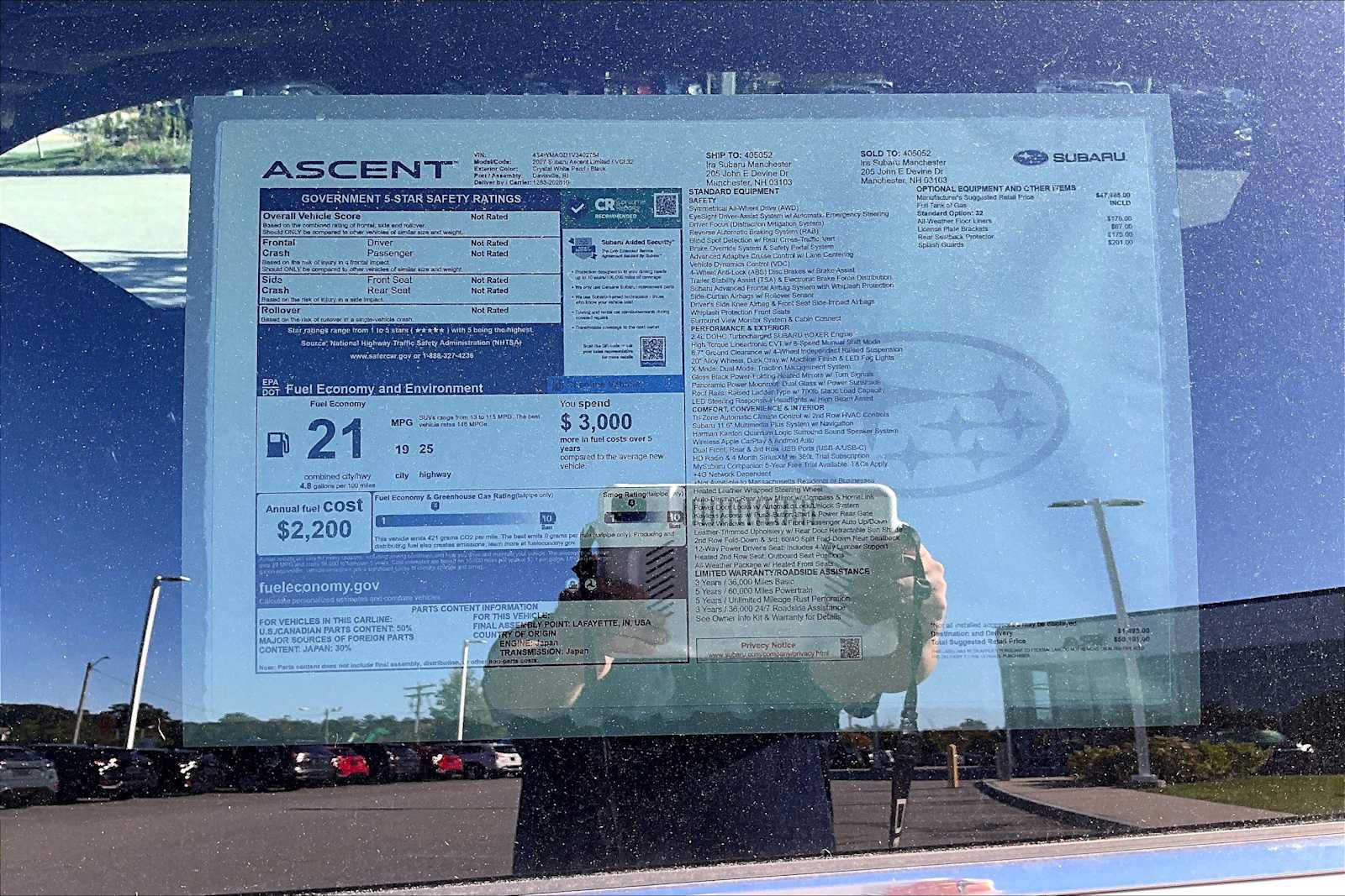 New 2027 Subaru Ascent Limited AWD/4WD image 19