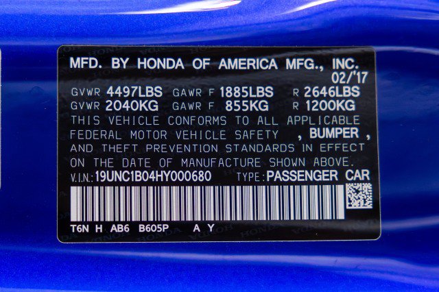 Used 2017 Acura NSX AWD/4WD image 55