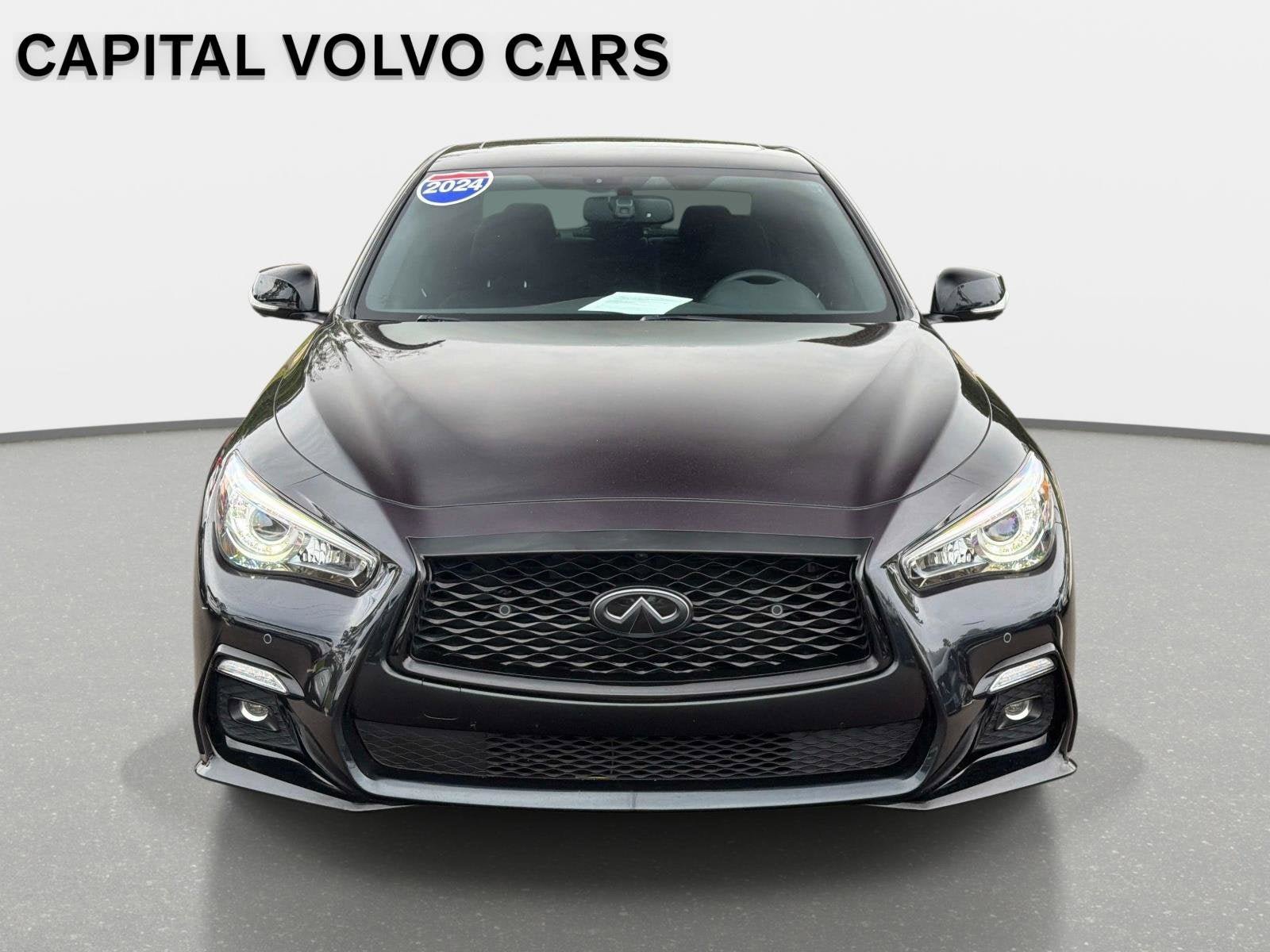 Used 2024 INFINITI Q50 Red Sport 400 w/ Black Opal Edition RWD image 2
