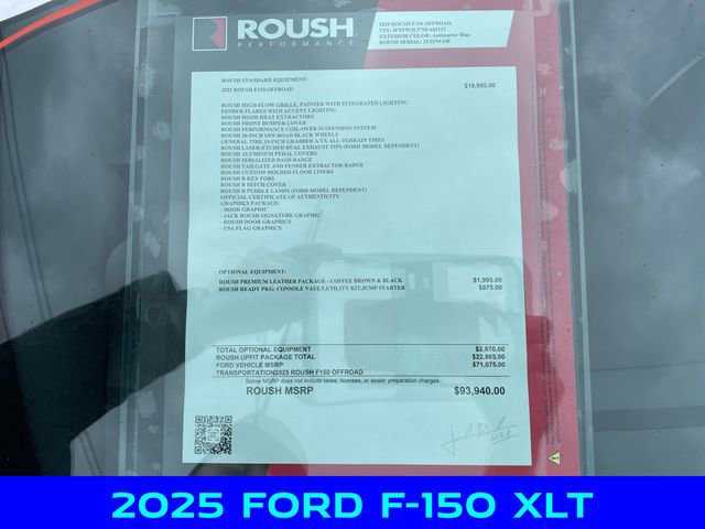 New 2025 Ford F150 XLT w/ Equipment Group 303A High image 16
