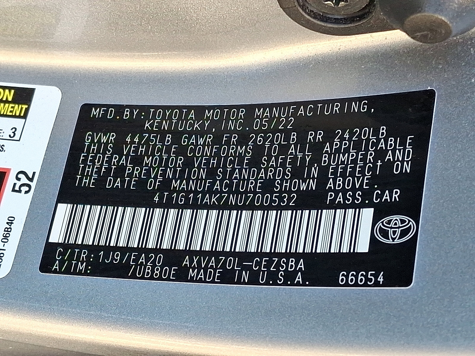 Used 2022 Toyota Camry SE image 27