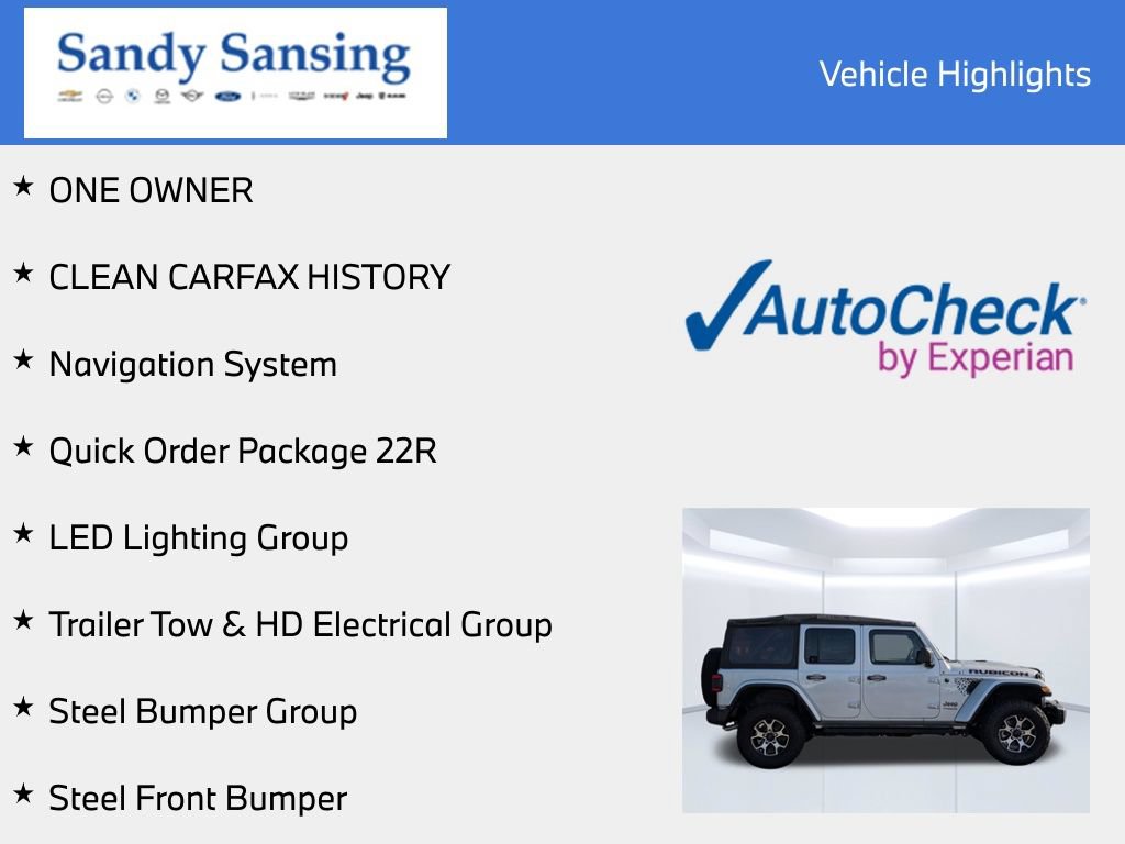 Used 2022 Jeep Wrangler Unlimited Rubicon w/ Steel Bumper Group AWD/4WD image 7