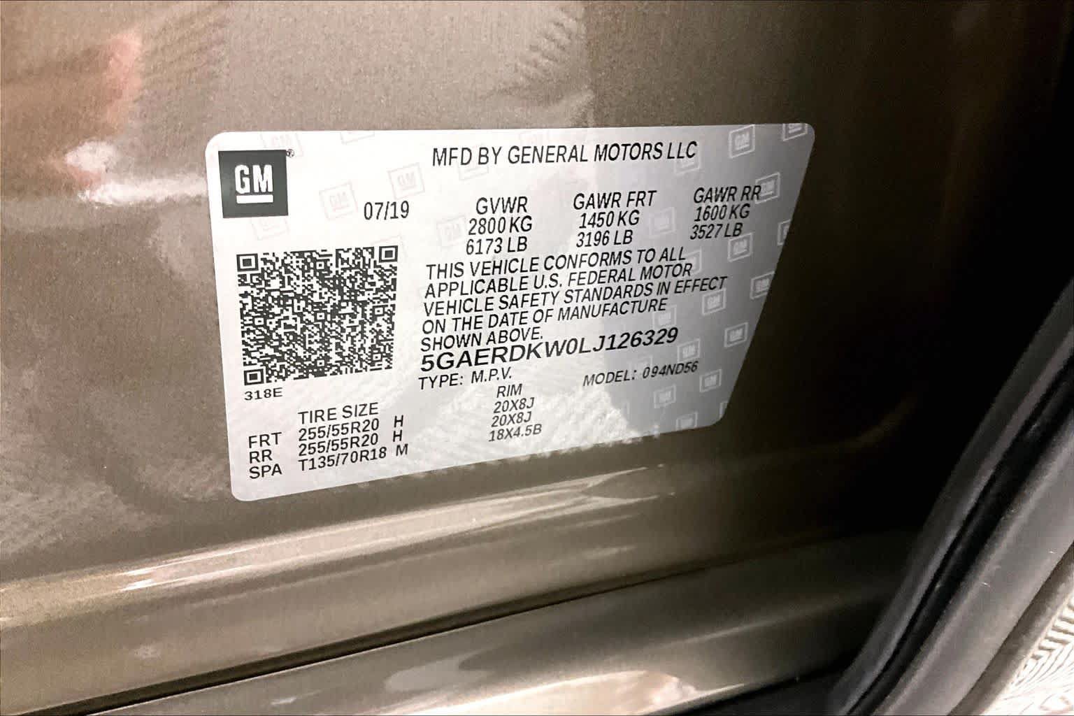 Certified 2020 Buick Enclave Avenir w/ Avenir Technology Package FWD image 34