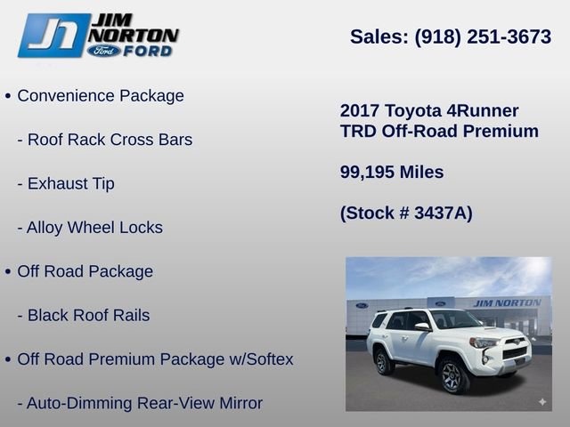 Used 2017 Toyota 4Runner TRD Off-Road Premium w/ Convenience Package image 11