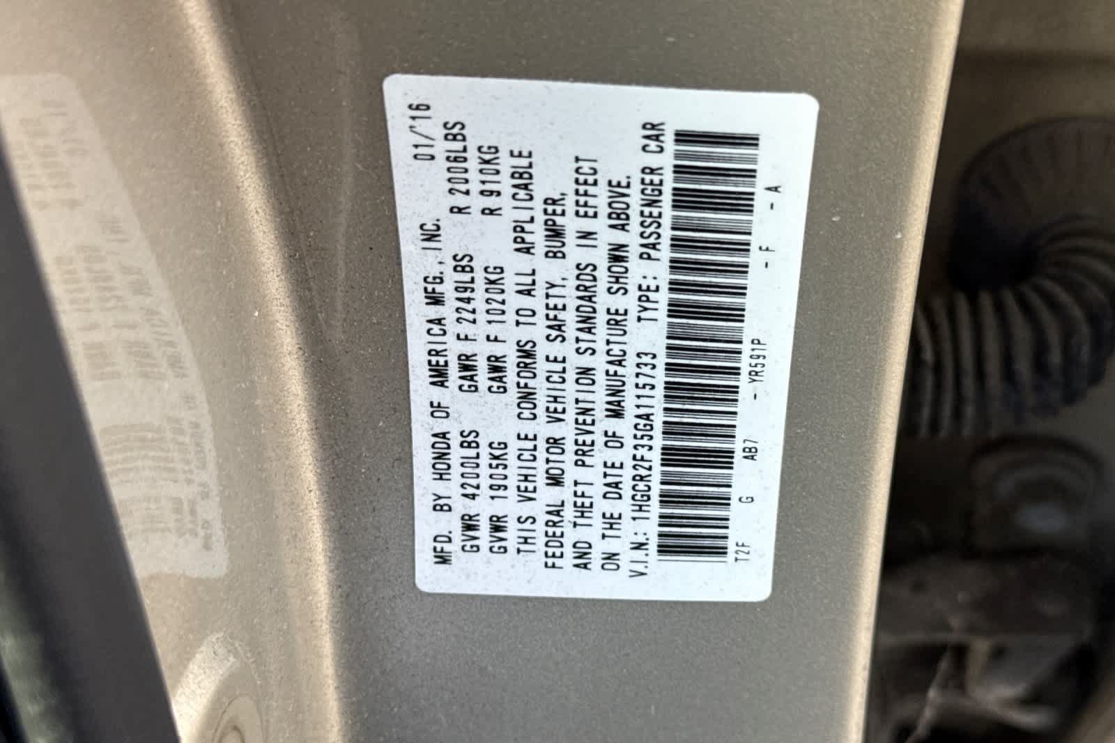 Used 2016 Honda Accord LX image 25